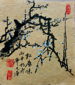 中国画梅花