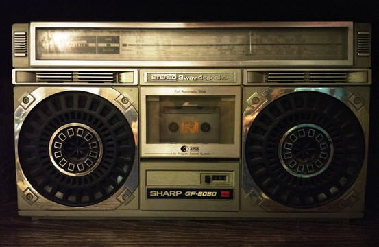 怀旧老式卡带机录音机收录机