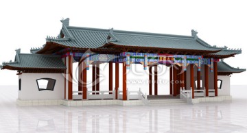 景區(qū)入口模型設(shè)計