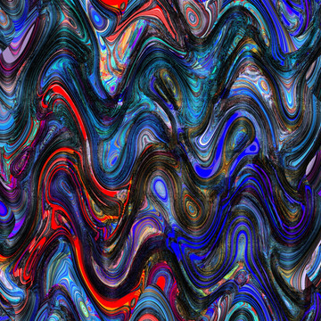 抽象油畫