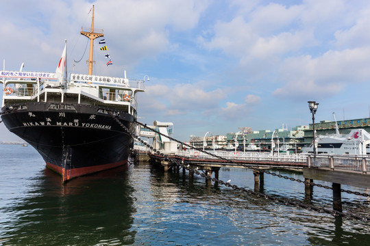 横滨港 日本风光