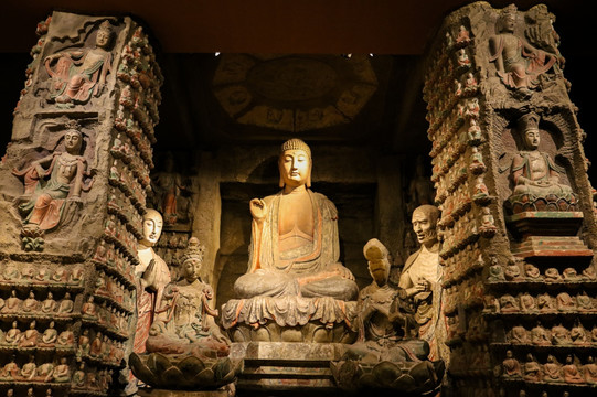 西安博物馆馆藏佛像雕塑