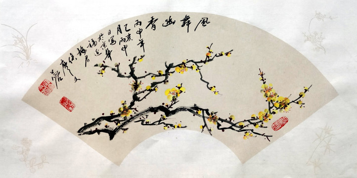 中國畫梅花