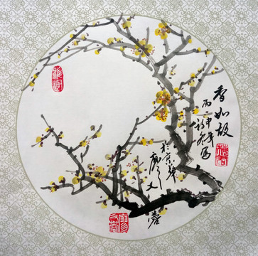 中國畫梅花