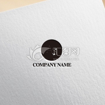 A S 字母 logo設(shè)計