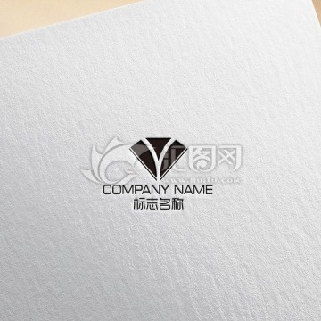 字母Y 時尚 logo設(shè)計