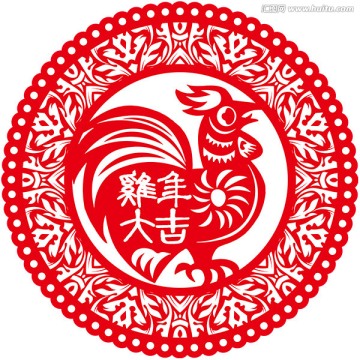 雞年窗花