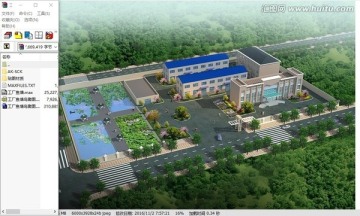工廠鳥瞰圖鋼結(jié)構(gòu)廠房效果圖