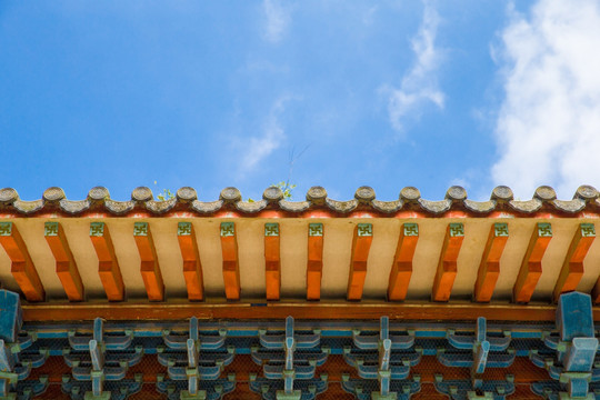 中式建筑屋檐 中国元素