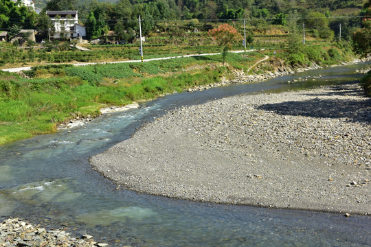 新农村田野田园风景