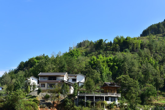 湖北恩施市麂子渡村落風(fēng)光風(fēng)景