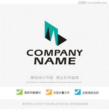 M字母 LOGO设计