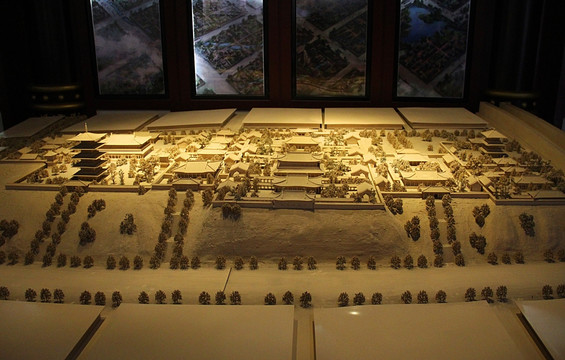 西安 古青龙寺 模型