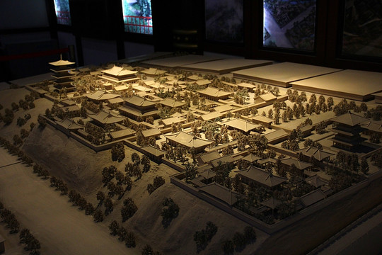 西安 古青龙寺 模型