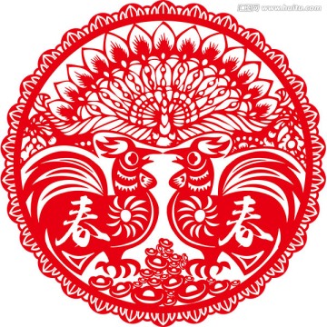 雞年窗花