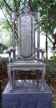 法官椅雕塑 法椅