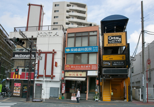 日本街景 小酒店