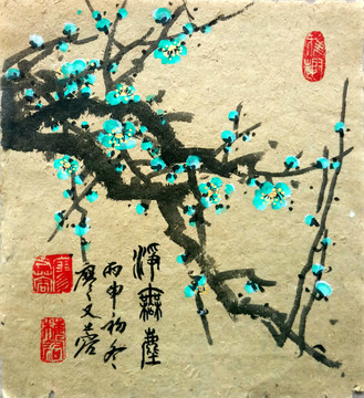 中国画梅花