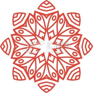經(jīng)典矢量花紋