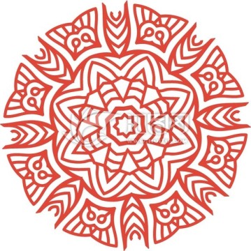 經(jīng)典矢量花紋