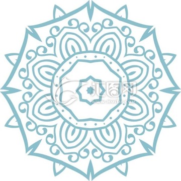 經(jīng)典矢量花紋