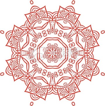 經(jīng)典矢量花紋