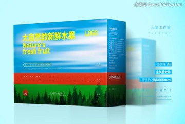 水果禮盒長方體