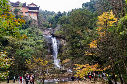 天台山 石梁飞瀑