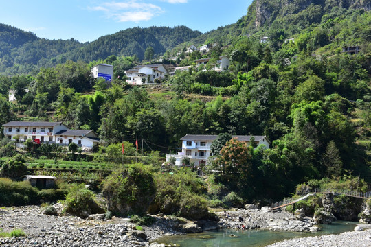 湖北恩施麂子渡风光