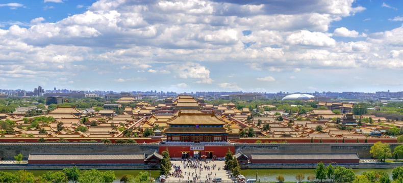 北京故宫全景