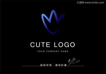 爪子logo 可愛logo