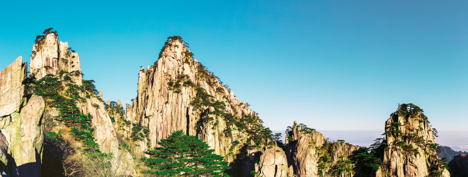 黄山风光全景