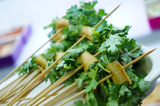 串串 香菜腐皮