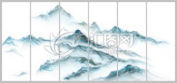 抽象山水畫