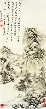 徐枋 山水圖