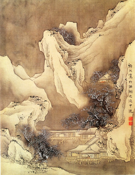 呂煥成 山水圖