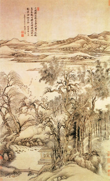 王暈 秋樹昏鴉圖