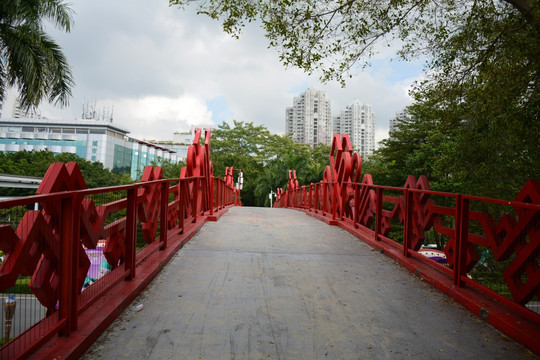 民俗文化村天桥