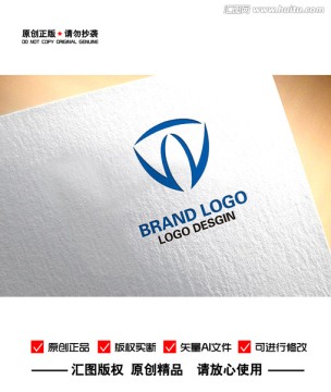 WV飞翔盾牌实业logo