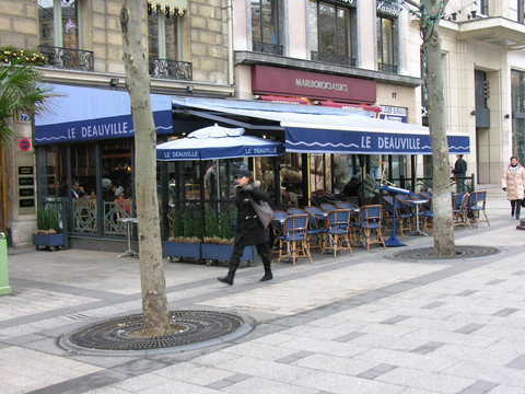 国外街头 国外餐饮店