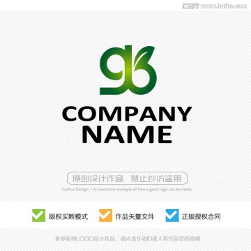 gb字母 LOGO设计