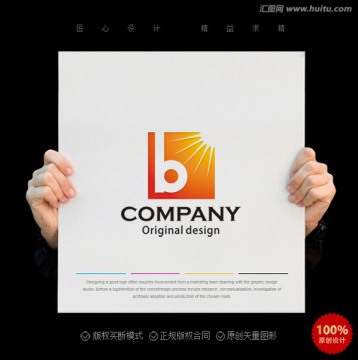 B字母logo 科技logo