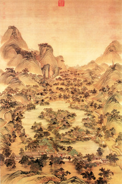 冷枚 避暑山莊圖