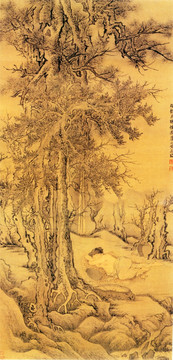 黃鼎 醉儒圖