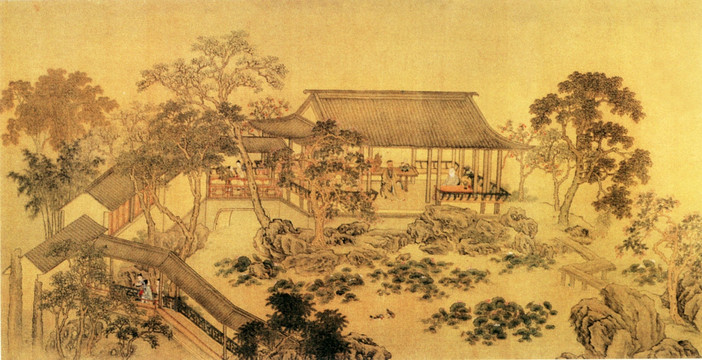 王云 休園圖
