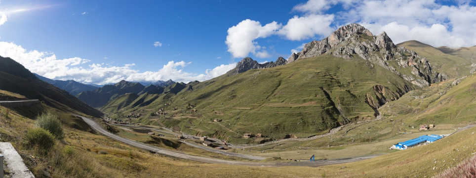 矮拉山 全景图 接片 高像素