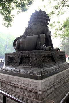 北京 雍和宫 石狮子