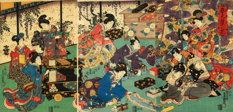 歌川豐國 源氏物語絵巻