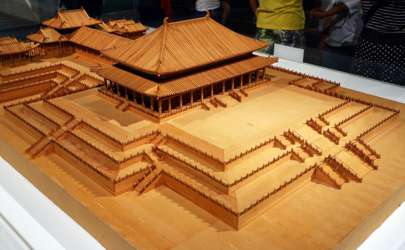大元三都宫殿模型
