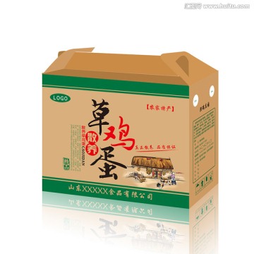 牛皮紙草雞蛋 平面圖